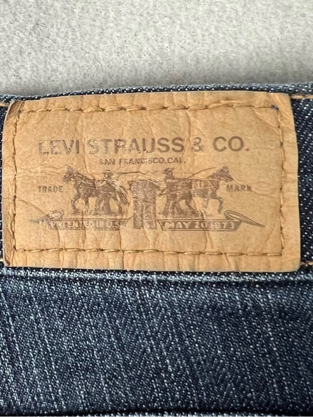 Vintage Levi’s 515 Boot Cut Women’s 6M 32x31 Denim Jeans Cowgirl Flare Faded Y2K - Picture 6 of 10